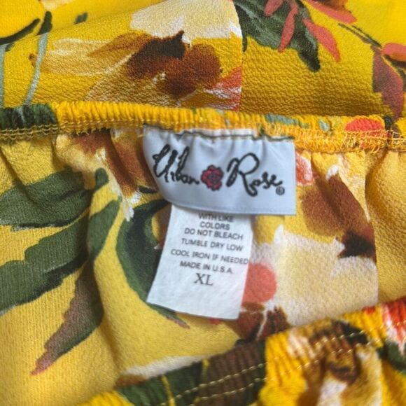 Urban Rose Women’s Floral Off Shoulder Dress Size XL NEW - Picture 5 of 6